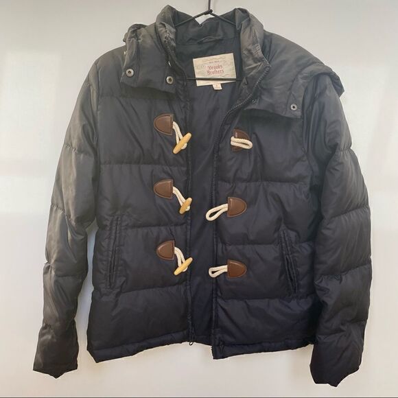 Brooks Brothers Down Puffer Coat Winter Jacket Navy Blue Coat 6 - Picture 11 of 11